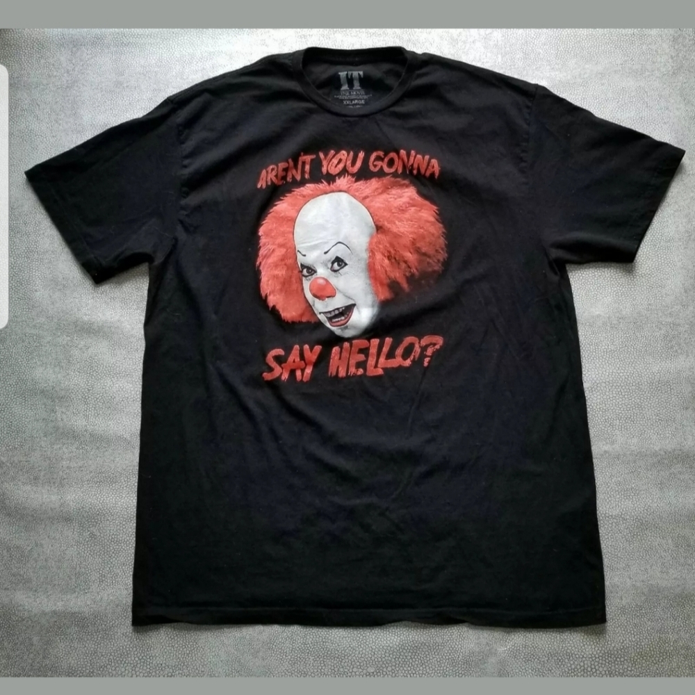 Men's IT THE MOVIE PENNYWISE XXL TSHIRT  SIZE XXL